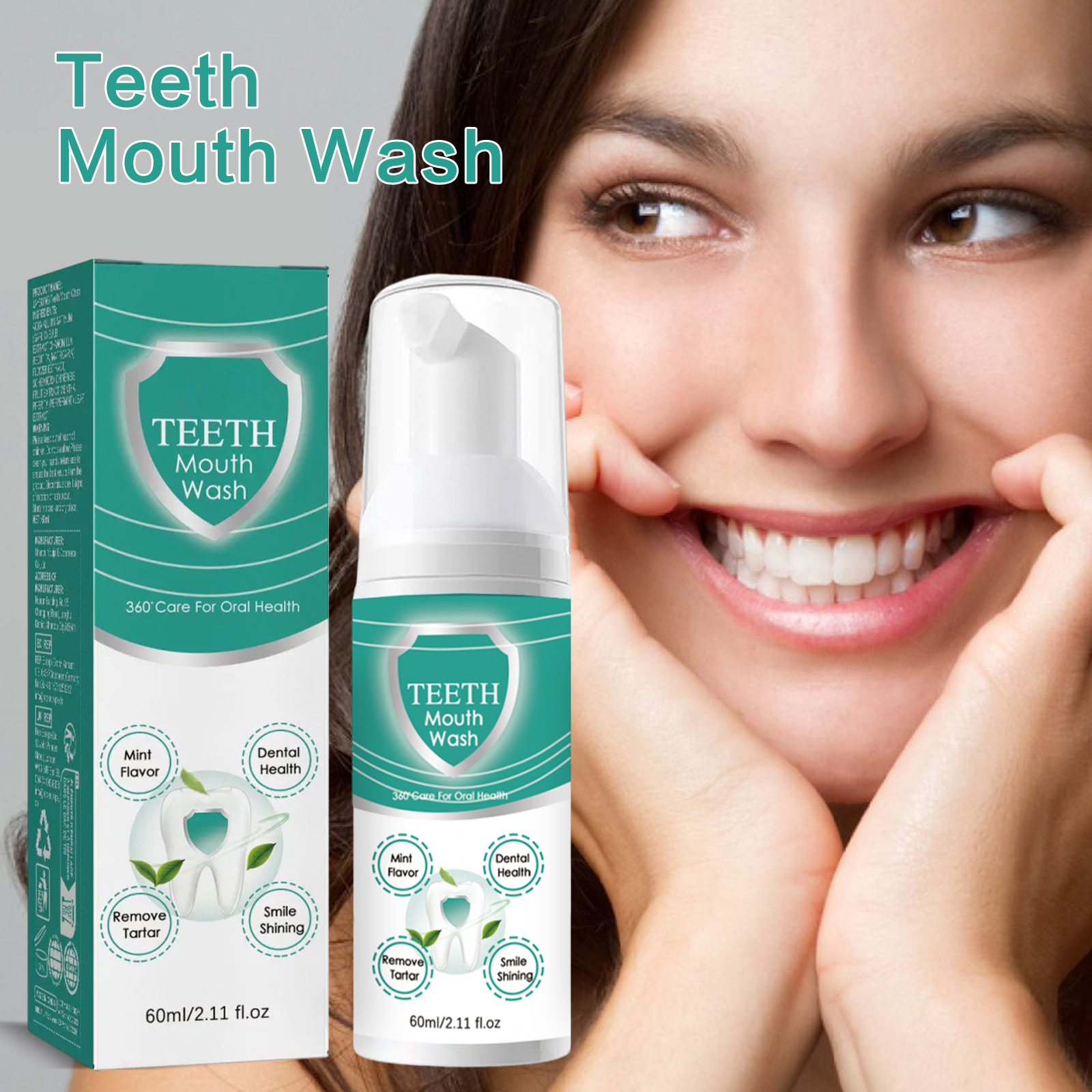 Teeth Whitening Foam Toothpaste - Foaming Toothpaste Mousse - Deep Cleaning