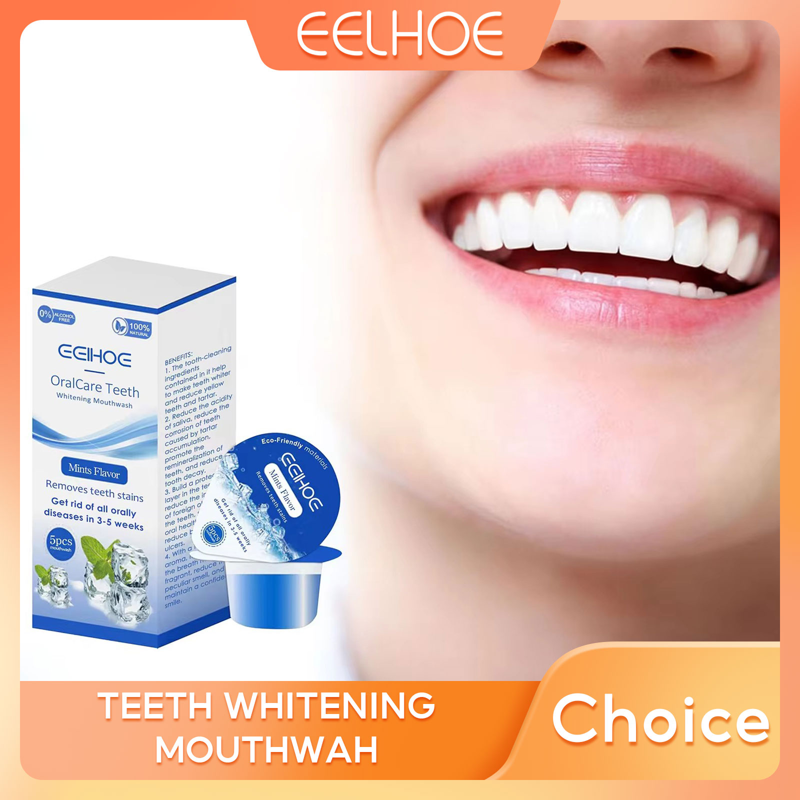 Whitening Mouthwash - EELHOE Teeth Mouth Wash Whitening Teeth