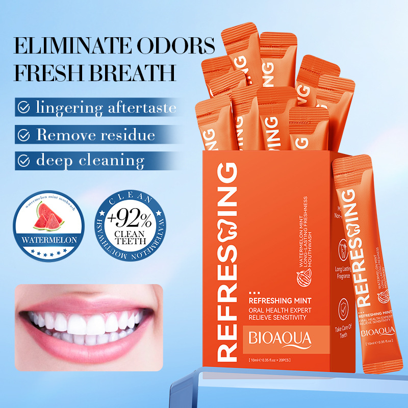 Whitening Mouthwash - Mouthwash Teeth Whitening Lemon Flavor Freshen
