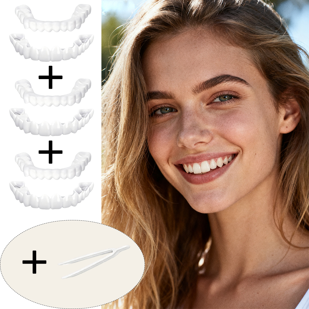 Teeth Whitening For Photos - Camera Shy Person Teeth Veneers Reusable