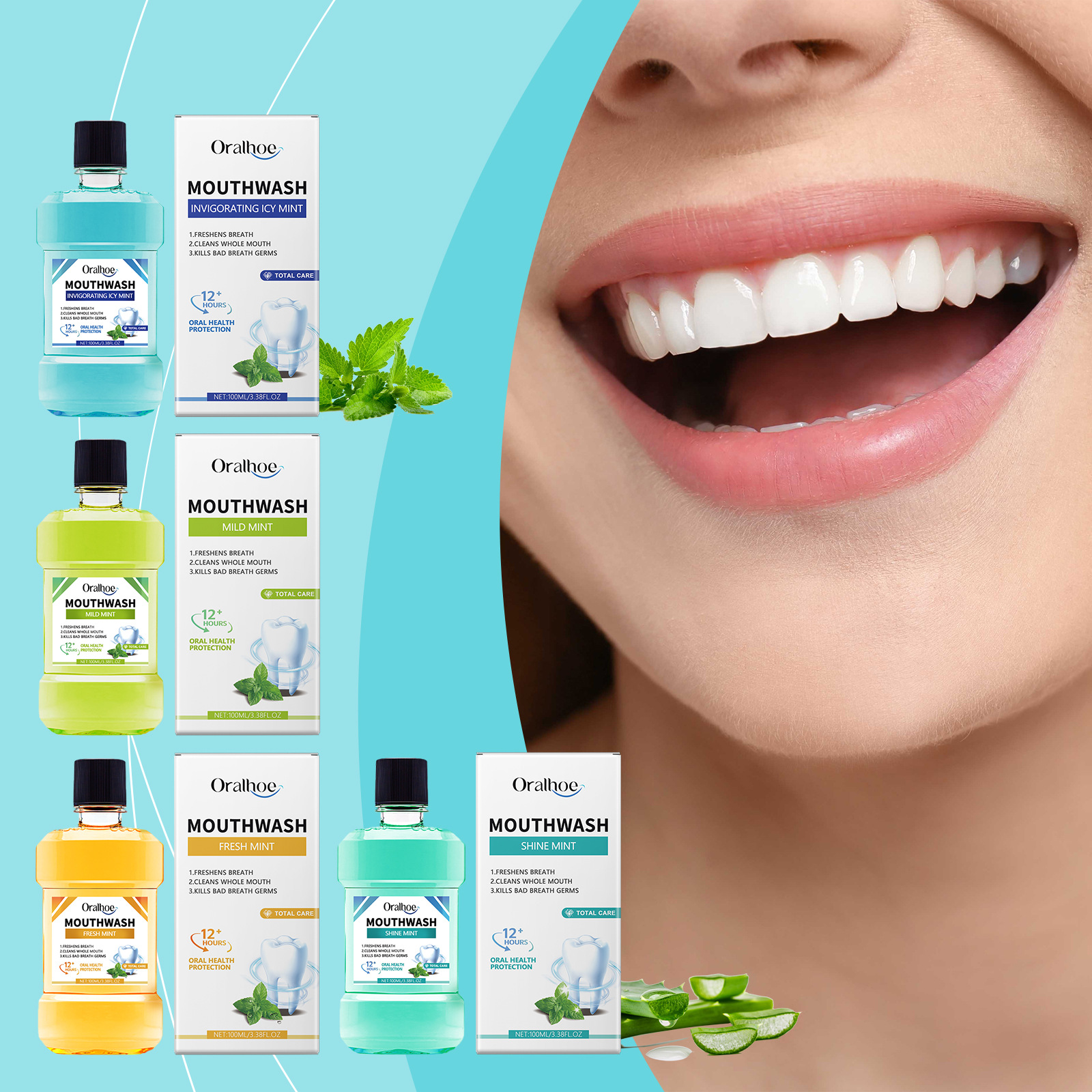 Whitening Mouthwash - Fresh Breath Mouthwash Remove Odor Lasting