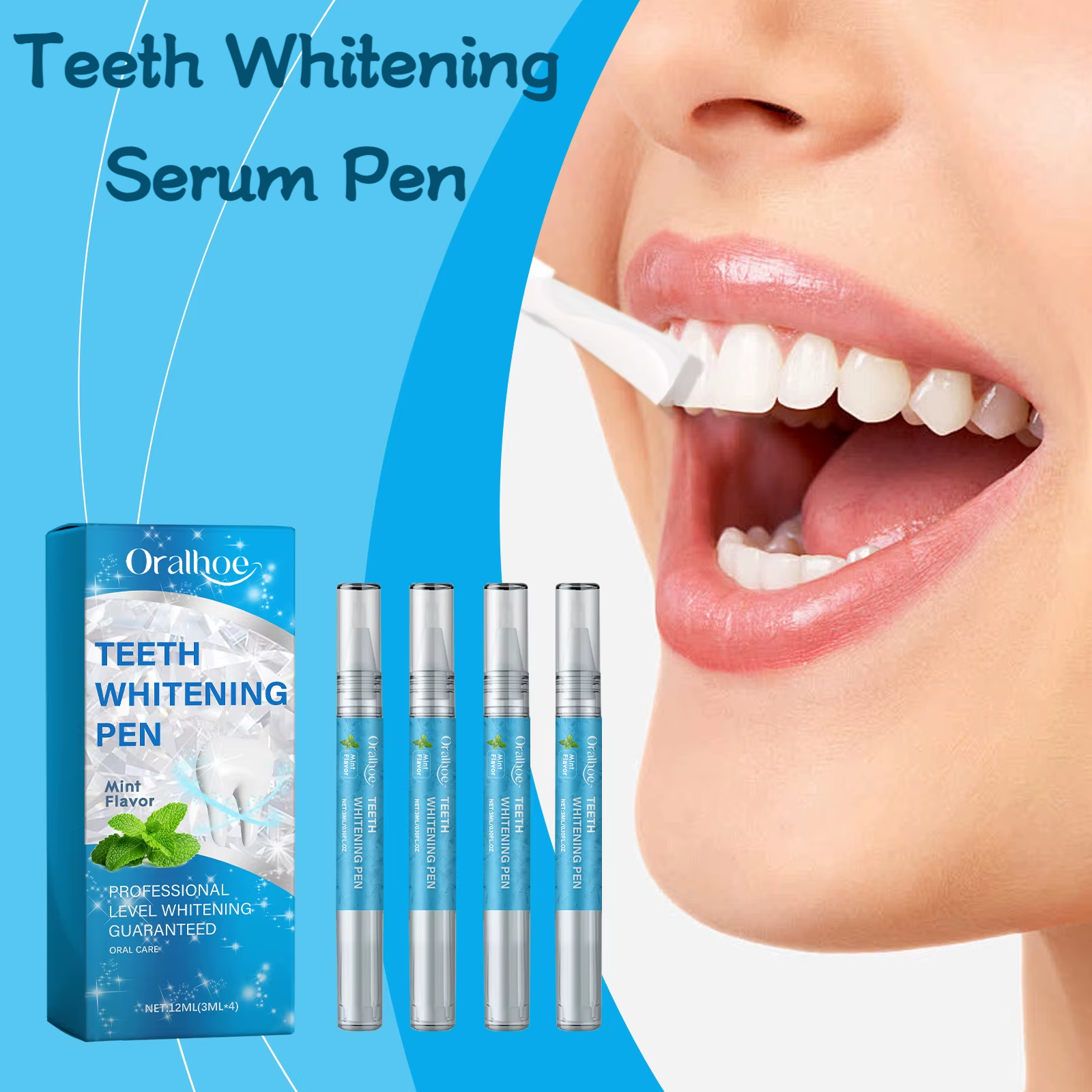 Teeth Whitening Serum - Oralhoe 12ml Teeth Whitening Pen Serum