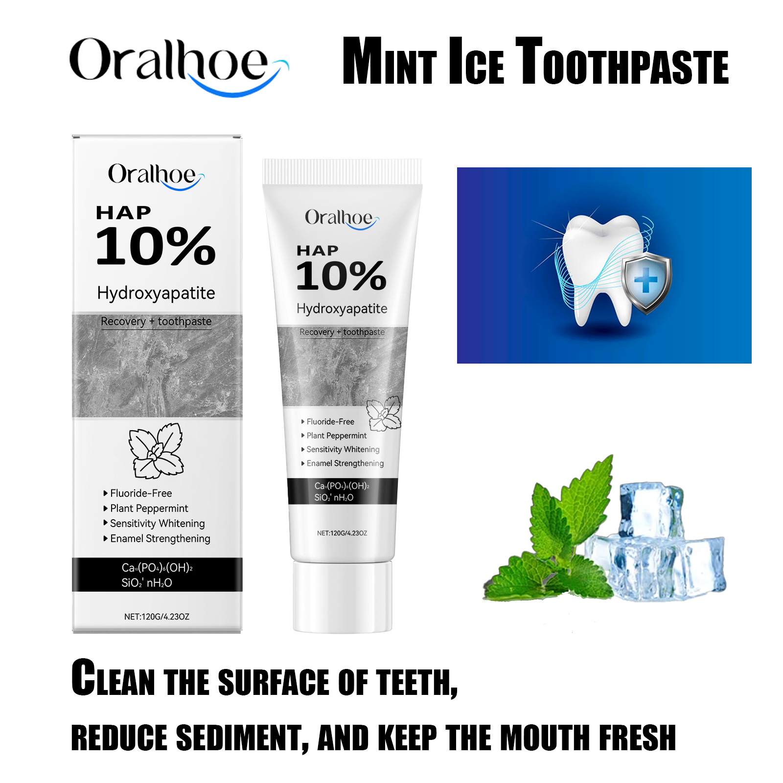 Teeth Whitening Crest - Oralhoe Teeth Whitening Cream Stain Removal
