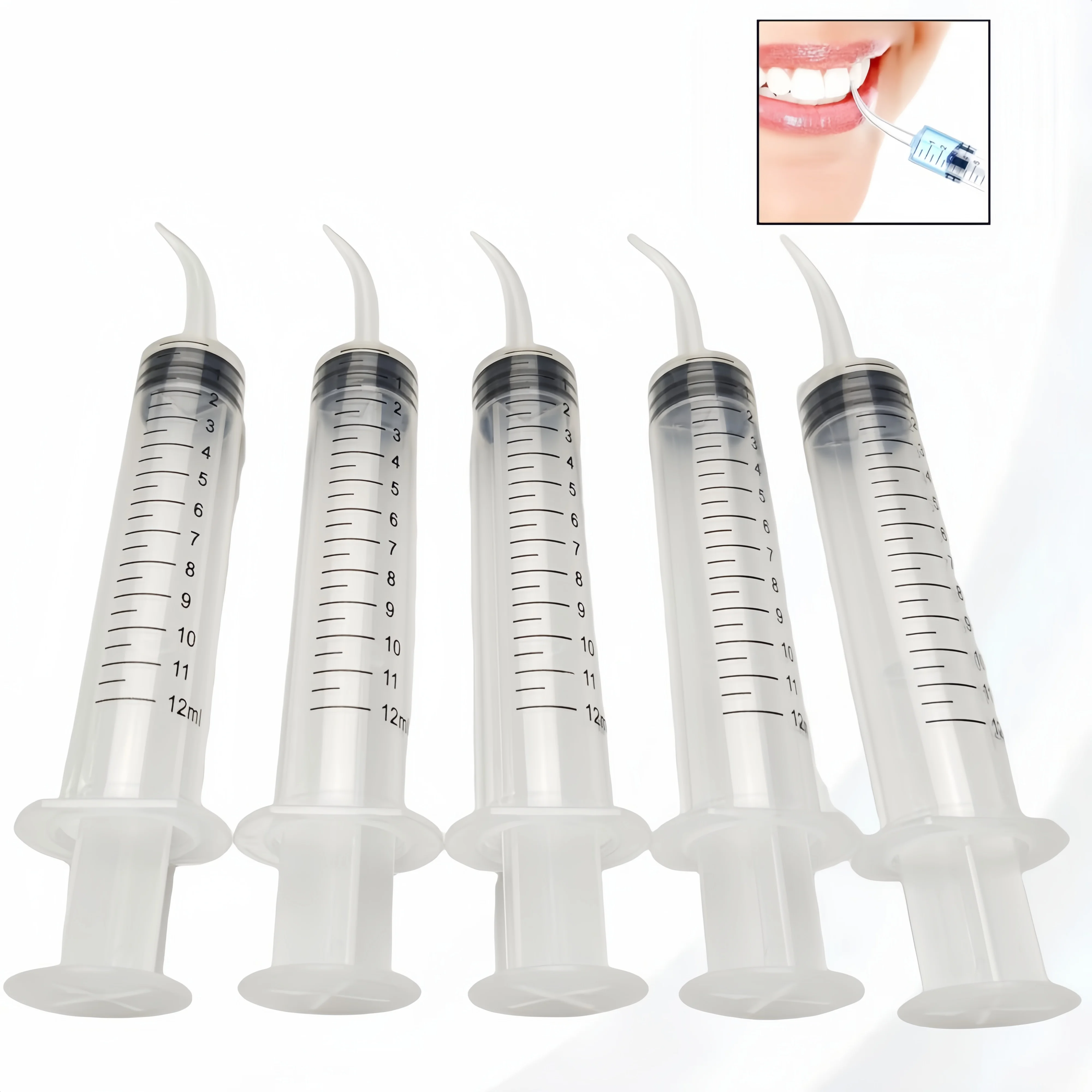 Teeth Whitening Tips - NIGF 5Pcs Disposable Plastic Dental Elbow