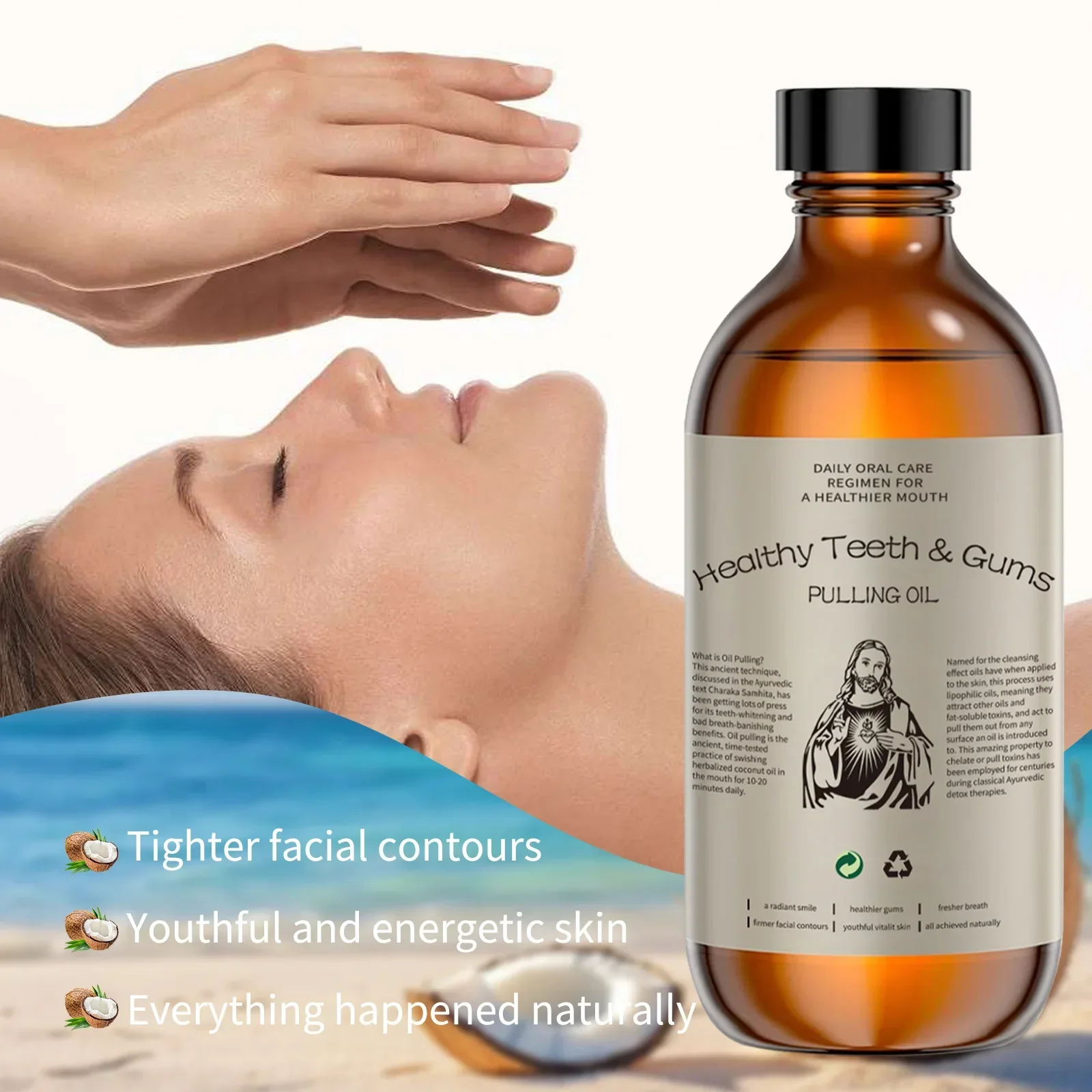 Coconut Pulling Oil Mouthwash  - Whitening Mouthwash incelemesi ve fiyatı