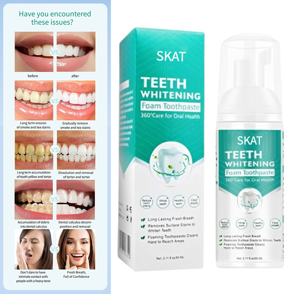 Tooth Whitening Foam Toothpast - Teeth Whitening Foam Toothpaste incelemesi ve fiyatı