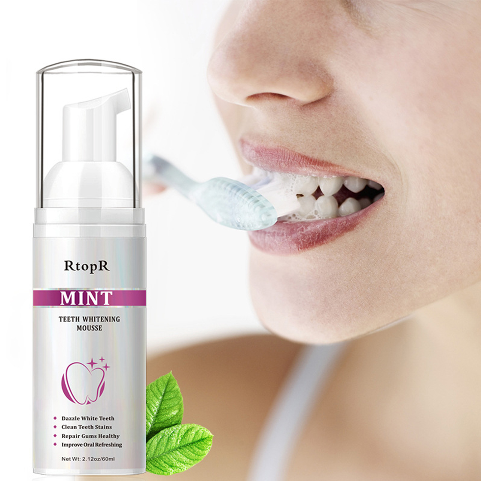 Teeth Whitening Mousse Mint Fo - Teeth Whitening Foam Toothpaste incelemesi ve fiyatı