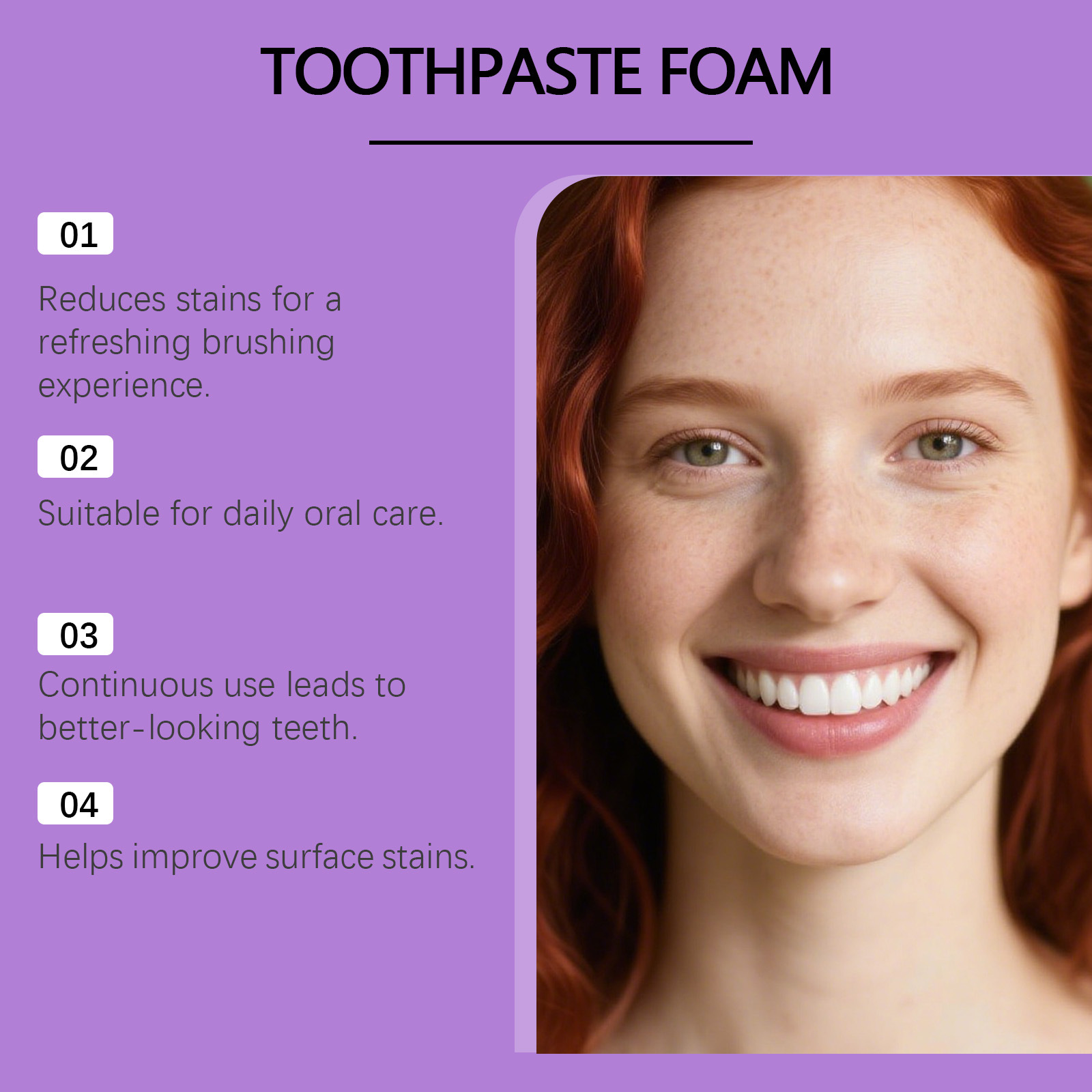 Feimuko Purple Toothpaste Foam - Teeth Whitening Foam Toothpaste incelemesi ve fiyatı