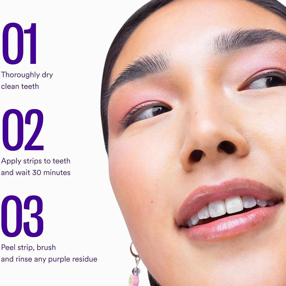 Purple Teeth Whitening Strips  - Teeth Whitening Retainer incelemesi ve fiyatı
