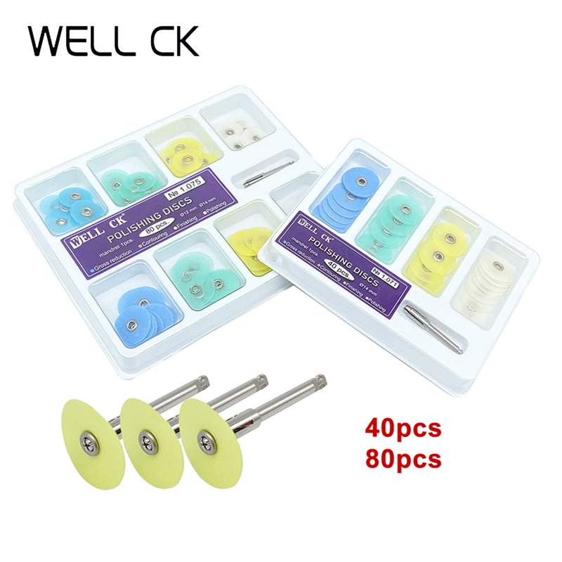 WELL CK 40/80Pcs Dental Polish - Teeth Whitening Kit Professional incelemesi ve fiyatı
