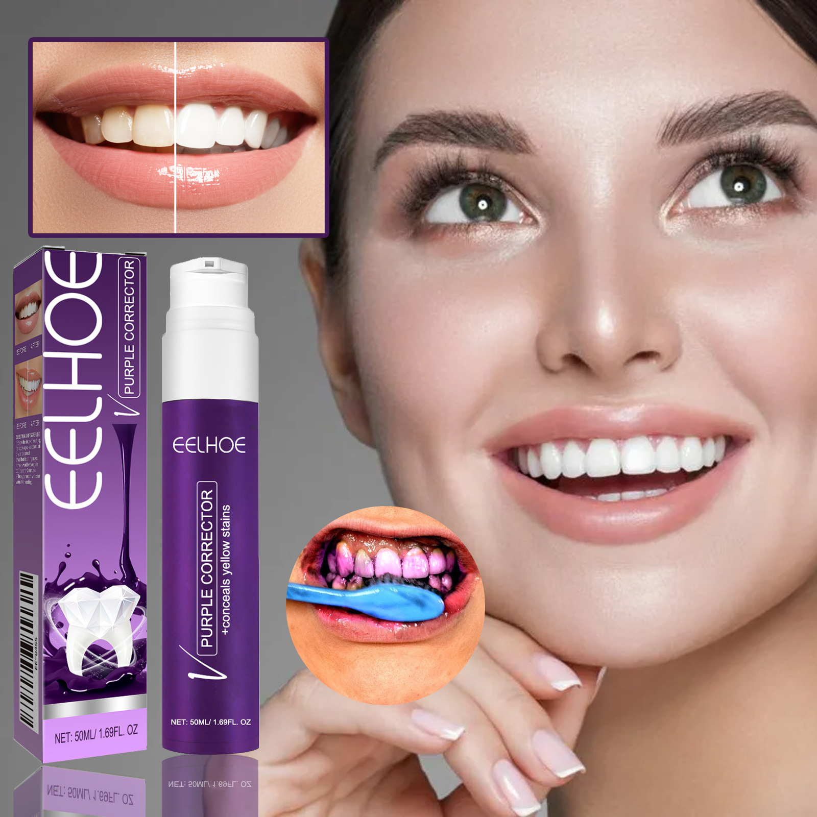 V34 Purple ToothpasteTeeth Whi - Teeth Whitening Crest incelemesi ve fiyatı