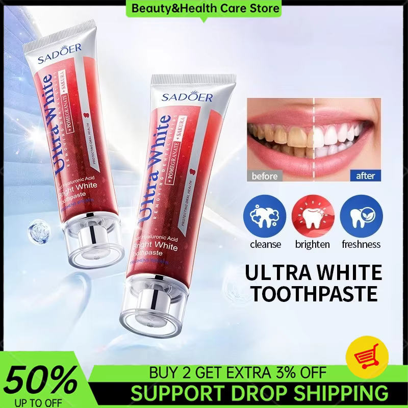 100g Sakura Red Pomegranate To - Teeth Whitening Foam Toothpaste incelemesi ve fiyatı