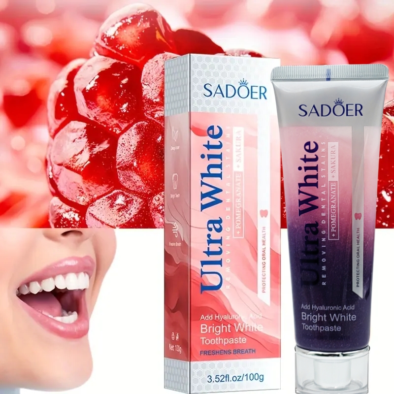 100g Sakura Red Pomegranate To - Teeth Whitening Foam Toothpaste incelemesi ve fiyatı