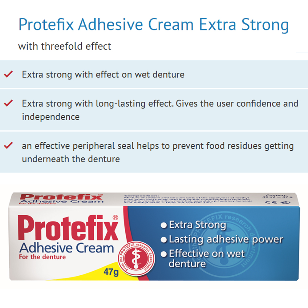 Protefix Adhesive Cream For De - Teeth Whitening Crest incelemesi ve fiyatı