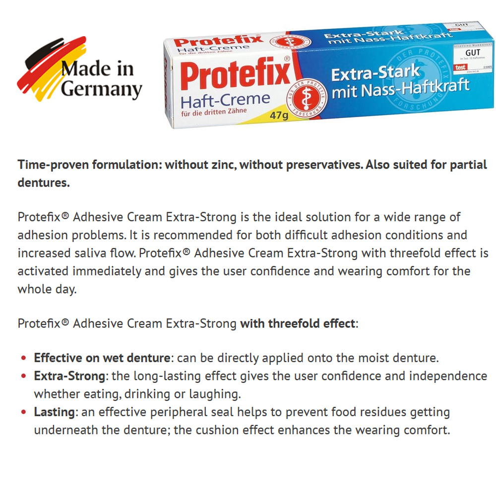 Protefix Adhesive Cream For De - Teeth Whitening Crest incelemesi ve fiyatı
