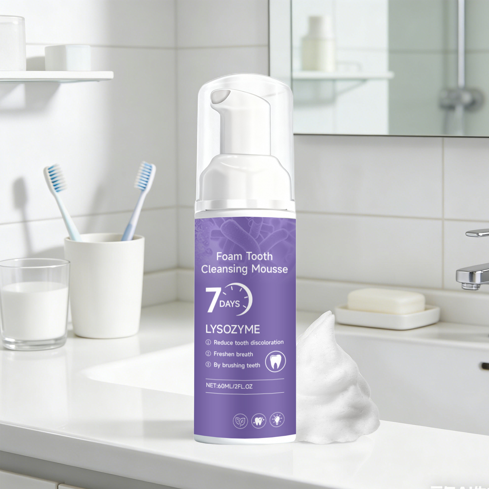 Teeth Cleansing Mousse Toothpa - Teeth Whitening Foam Toothpaste incelemesi ve fiyatı