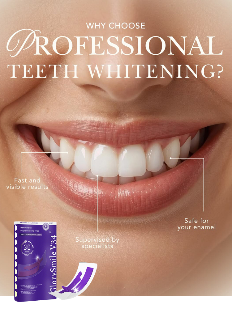 Glorysmile V34 Purple Whitenin - Teeth Whitening Crest incelemesi ve fiyatı
