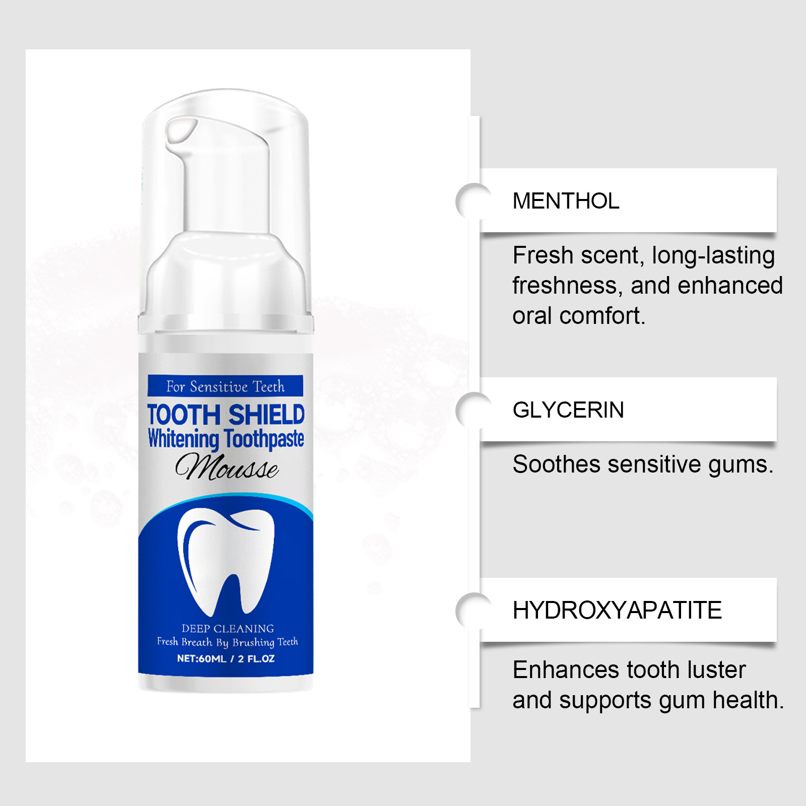 Hydroxyapatite Bright Whitenin - Teeth Whitening Foam Toothpaste incelemesi ve fiyatı
