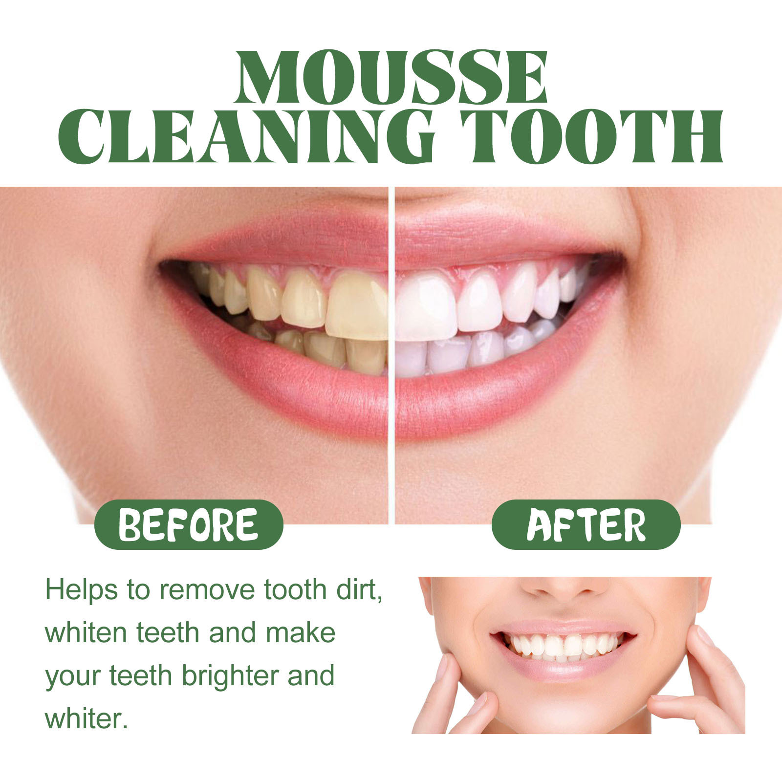 Portable Travel Size Whitening - Teeth Whitening Foam Toothpaste incelemesi ve fiyatı