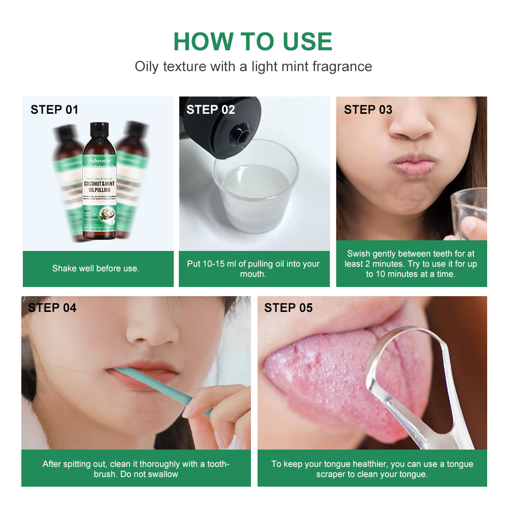 Coconut Mint Pulling Oil Mouth - Whitening Mouthwash incelemesi ve fiyatı