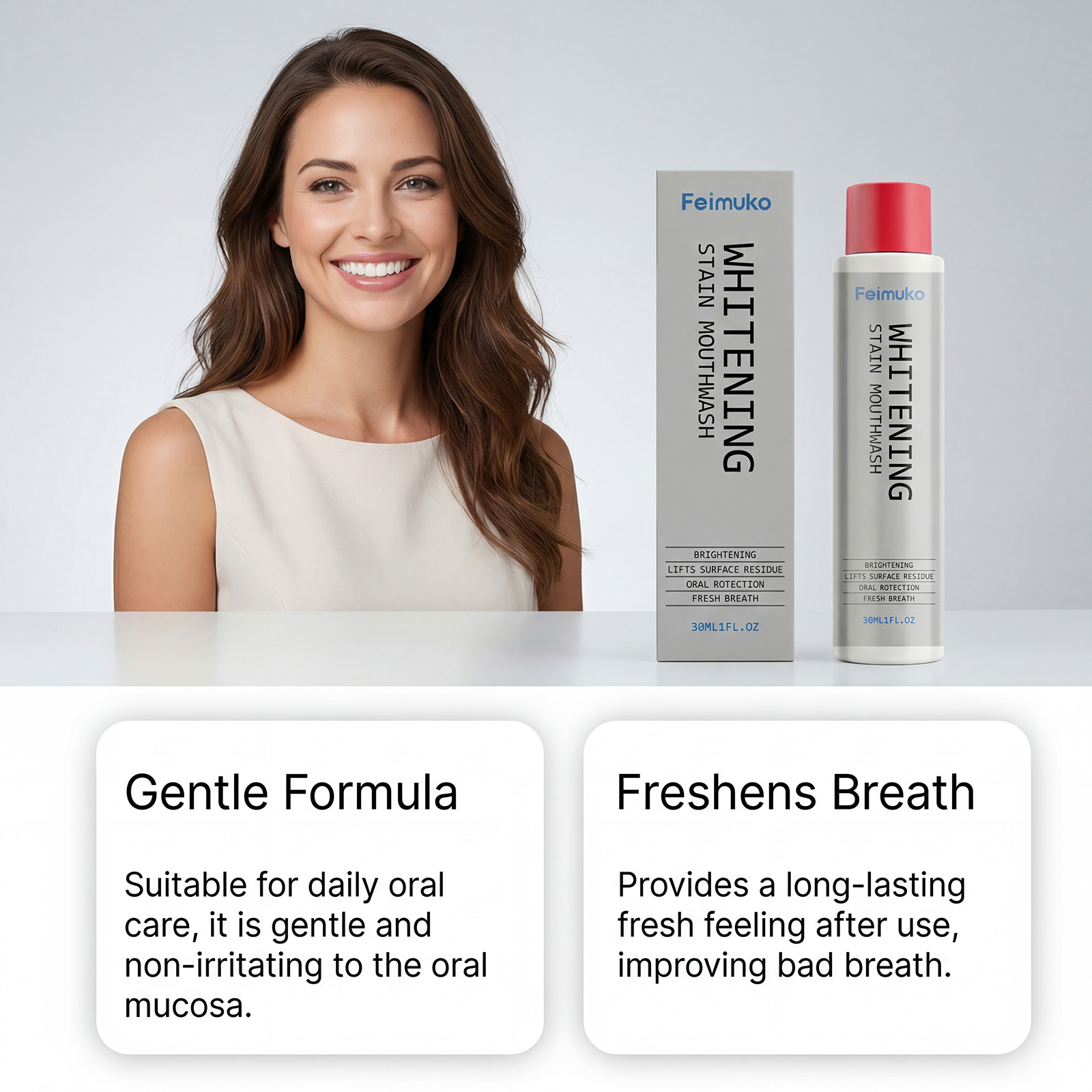 Alcohol Free Whitening Mouthwa - Whitening Mouthwash incelemesi ve fiyatı