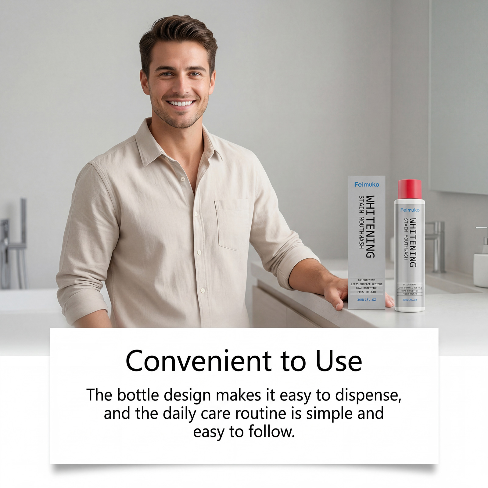 Alcohol Free Whitening Mouthwa - Whitening Mouthwash incelemesi ve fiyatı