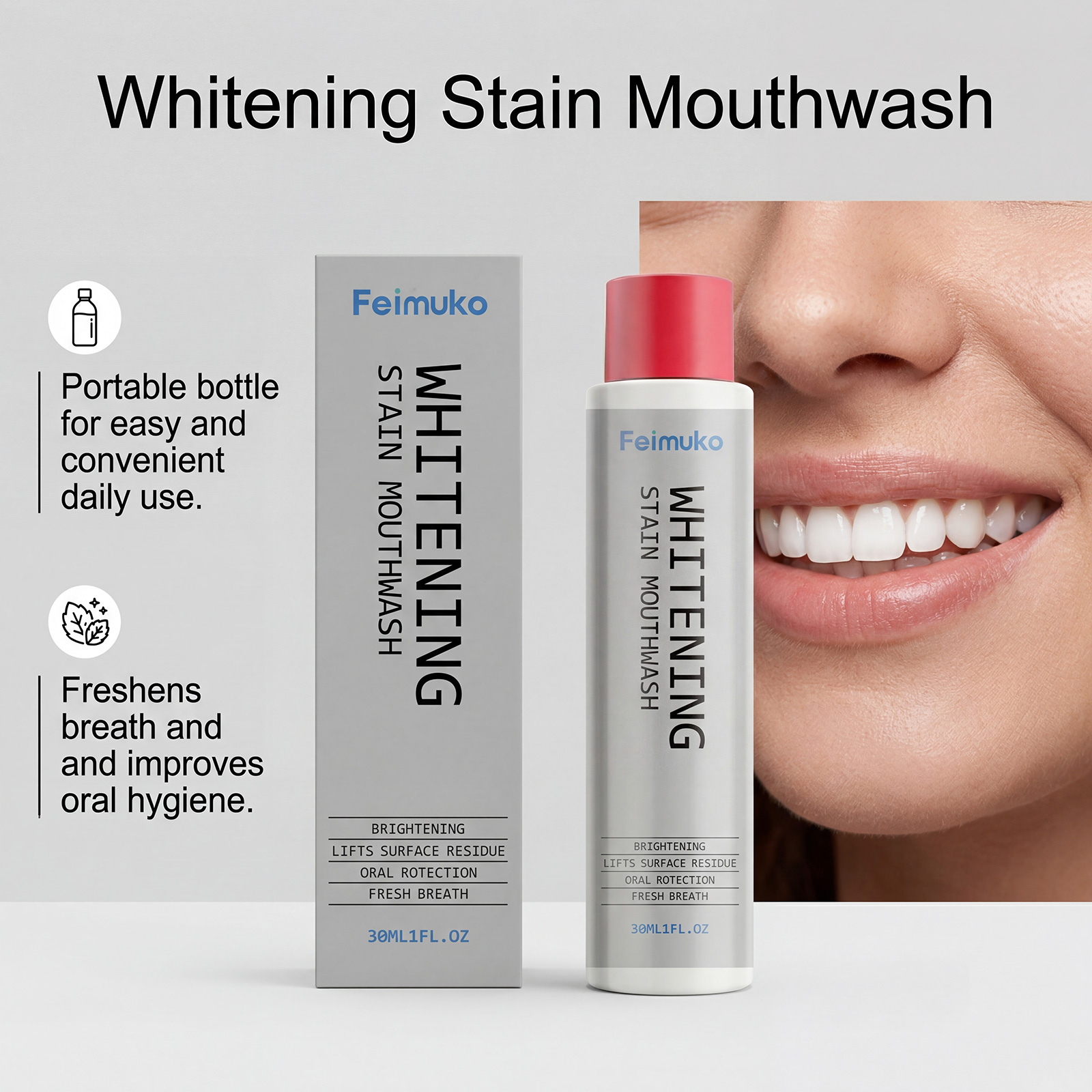 Alcohol Free Whitening Mouthwa - Whitening Mouthwash incelemesi ve fiyatı