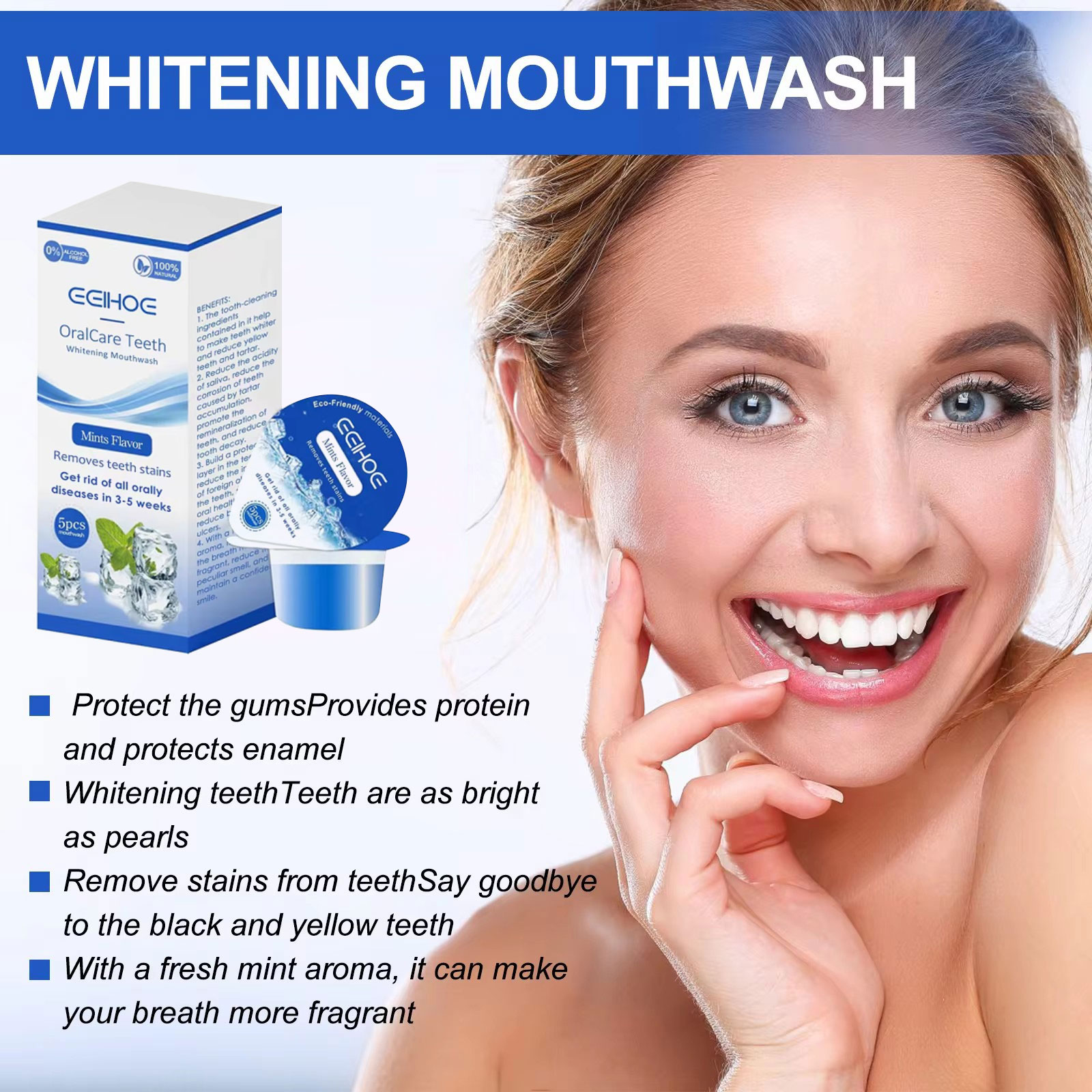 EELHOE Teeth Mouth Wash Whiten - Whitening Mouthwash incelemesi ve fiyatı