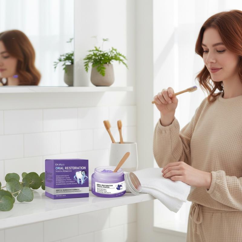 Advanced Purple Tooth Powder W - Whitening Teeth Using Baking Soda incelemesi ve fiyatı