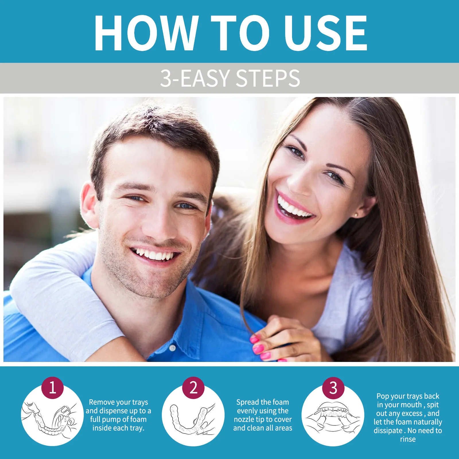 Aligner Denture Cleaner Foam D - Teeth Whitening Foam Toothpaste incelemesi ve fiyatı