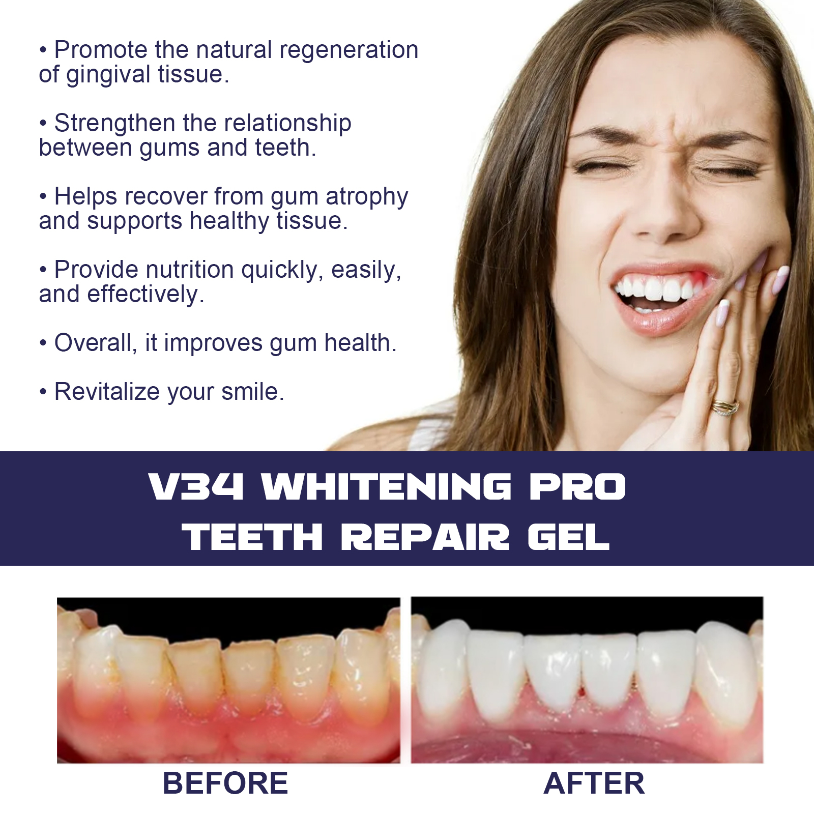 Rapid Repair Damaged Gums Gel  - Teeth Whitening Serum incelemesi ve fiyatı