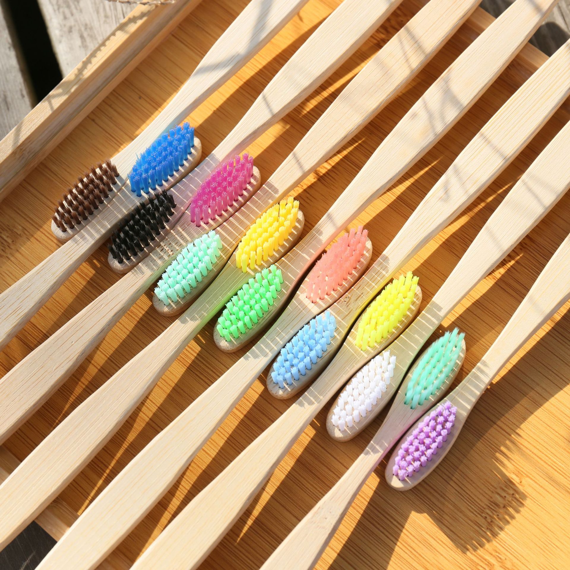 100PCS Colorful Natural Bamboo - Teeth Whitening Laser incelemesi ve fiyatı
