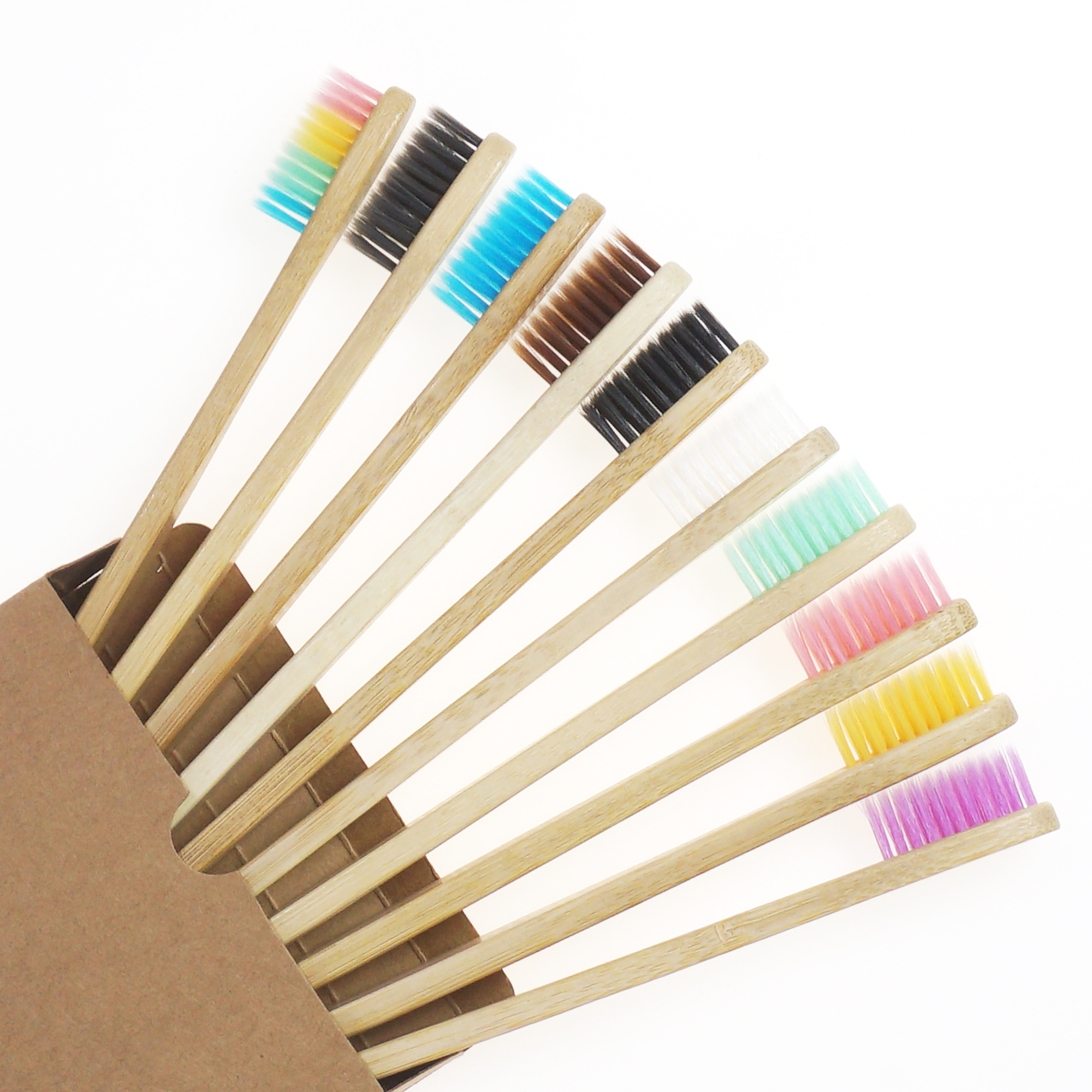 100PCS Colorful Natural Bamboo - Teeth Whitening Laser incelemesi ve fiyatı