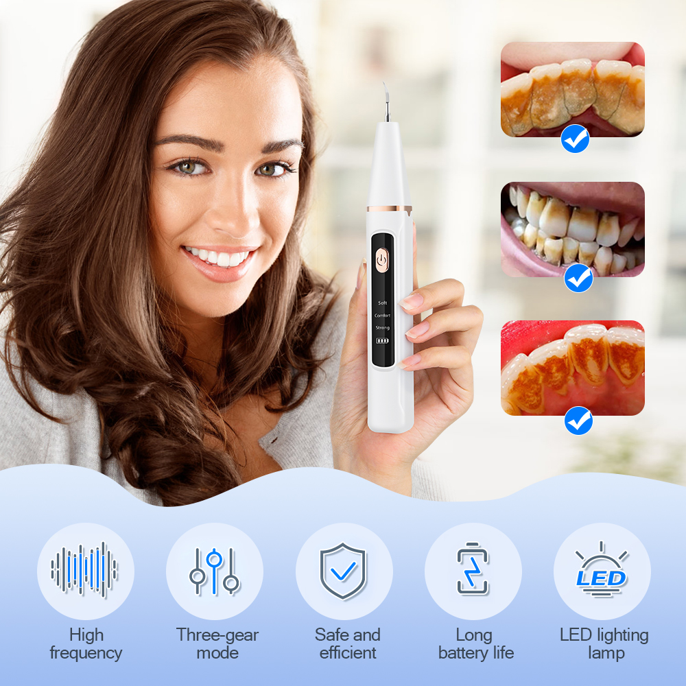 Ultrasonic Dental Calculus Rem - Teeth Whitening Kit Professional incelemesi ve fiyatı