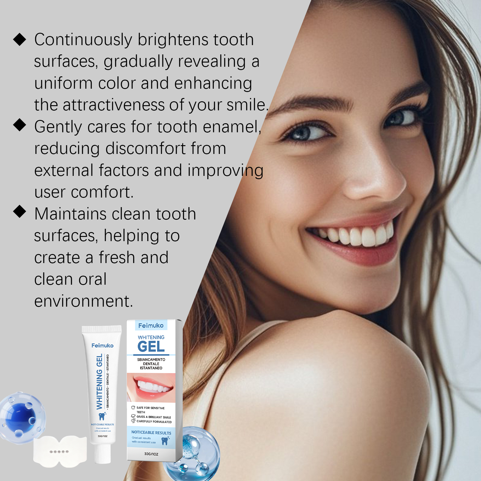 Whitening Teeth Gel Removes To - Teeth Whitening Serum incelemesi ve fiyatı
