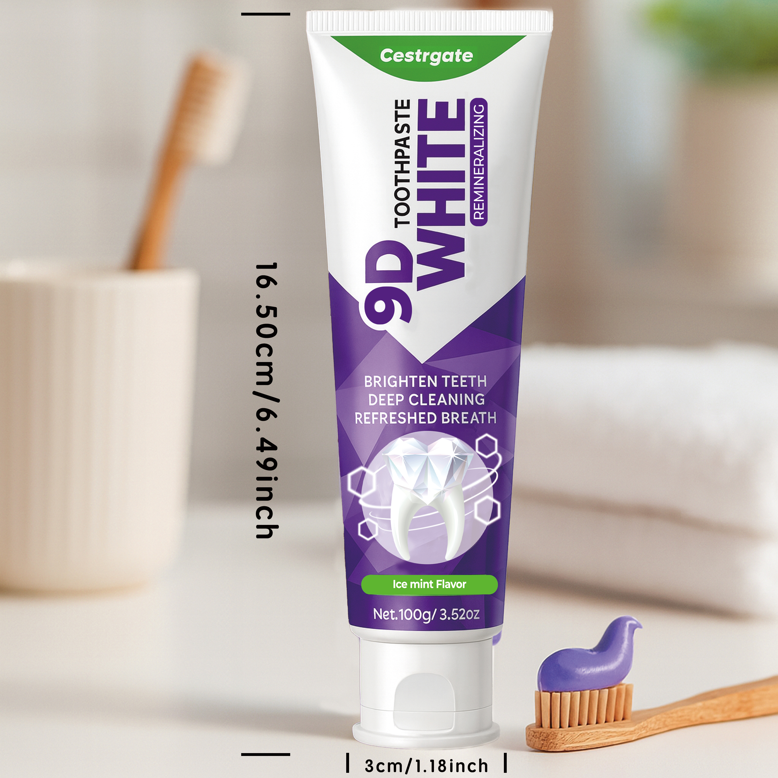 9D White 10% Hydroxyapatite To - Teeth Whitening Foam Toothpaste incelemesi ve fiyatı