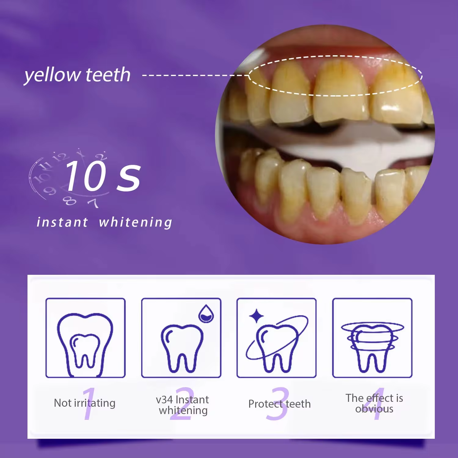 V34 Purple Teeth Whitening Too - Teeth Whitening Crest incelemesi ve fiyatı