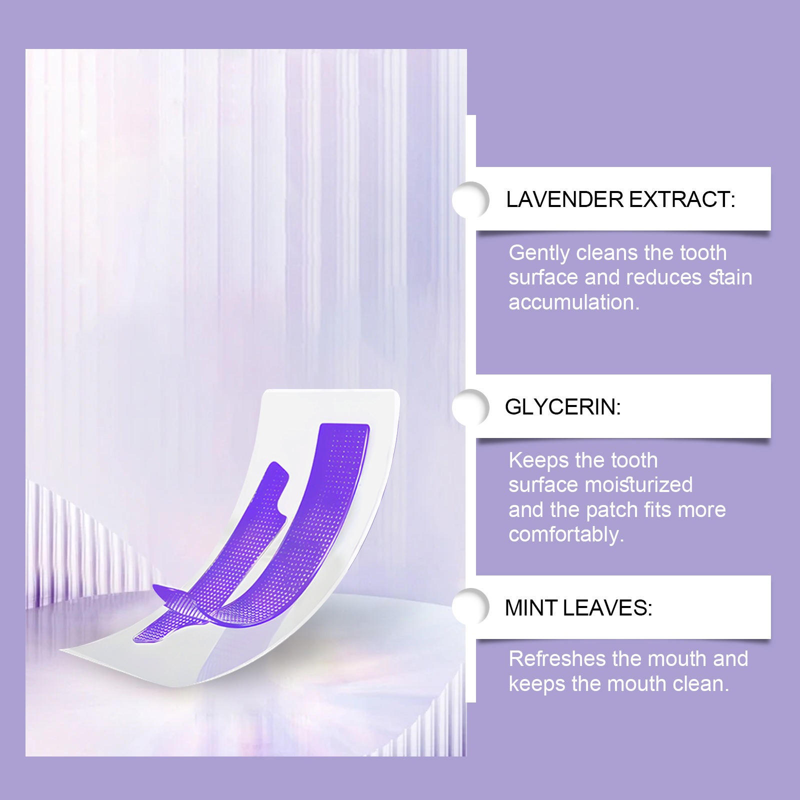 Purple Teeth Whitening Strips  - Teeth Whitening Retainer incelemesi ve fiyatı