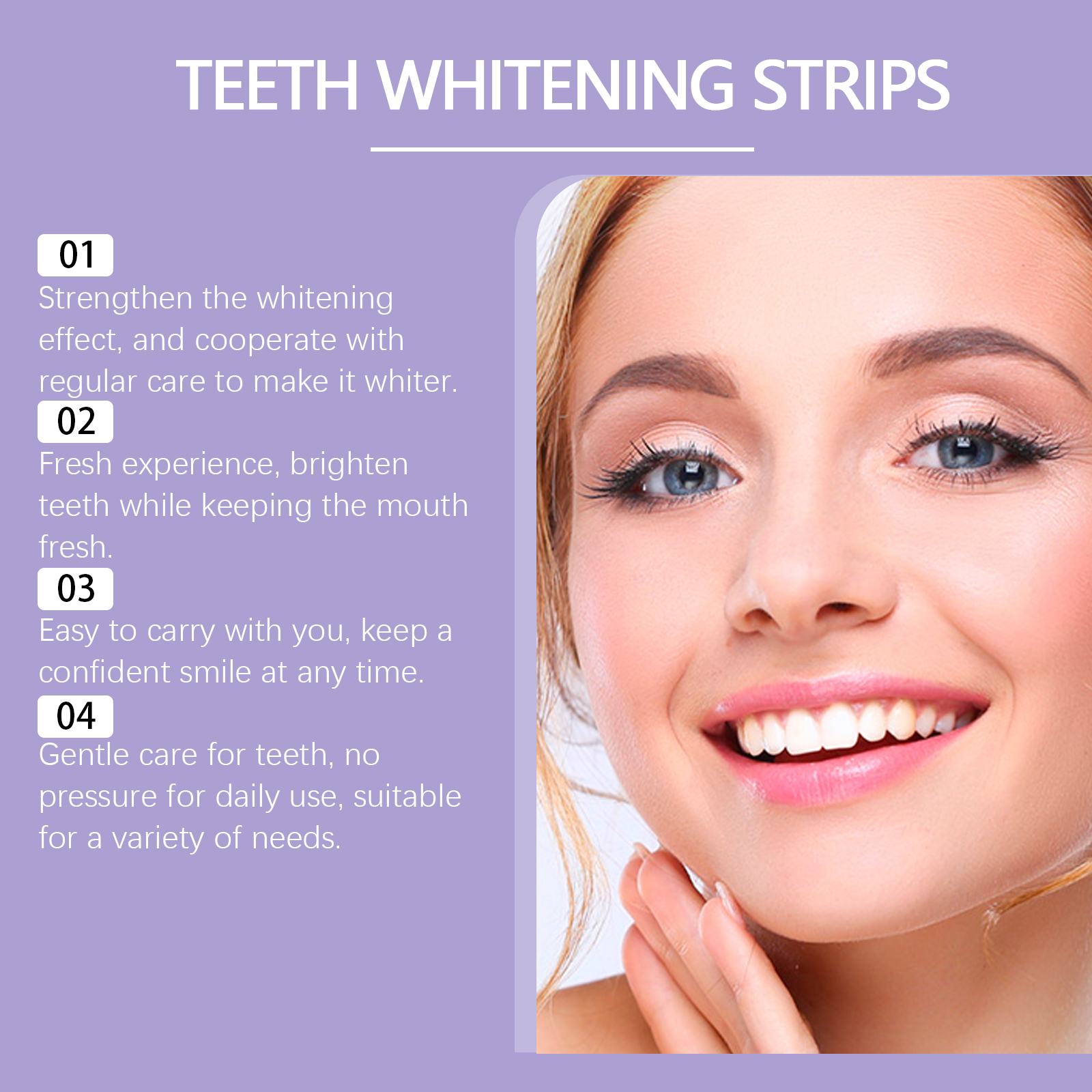 Purple Teeth Whitening Strips  - Teeth Whitening Retainer incelemesi ve fiyatı