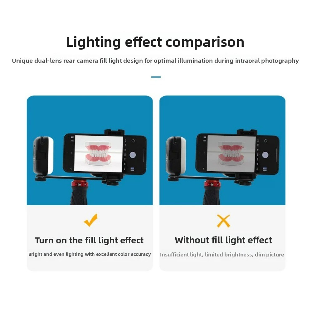 Dental Photography Light, Blue - Teeth Whitening Kit Professional incelemesi ve fiyatı