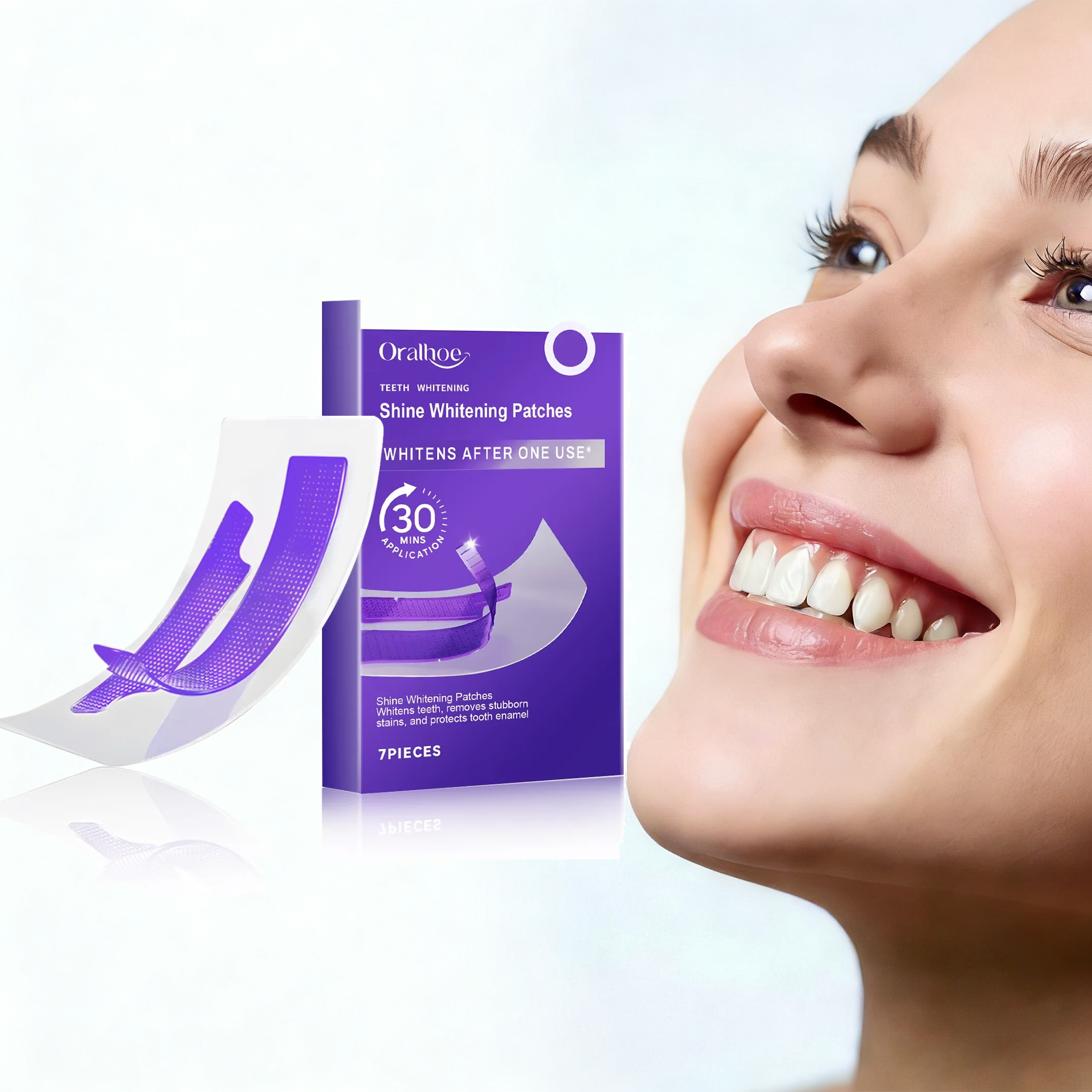 Purple Teeth Whitening Strips  - Teeth Whitening Retainer incelemesi ve fiyatı