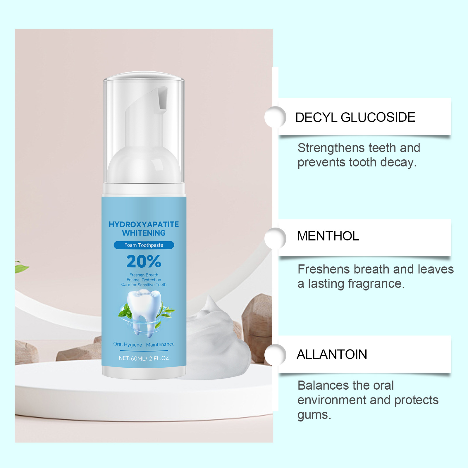 Whitening Foam Toothpaste Oral - Teeth Whitening Foam Toothpaste incelemesi ve fiyatı