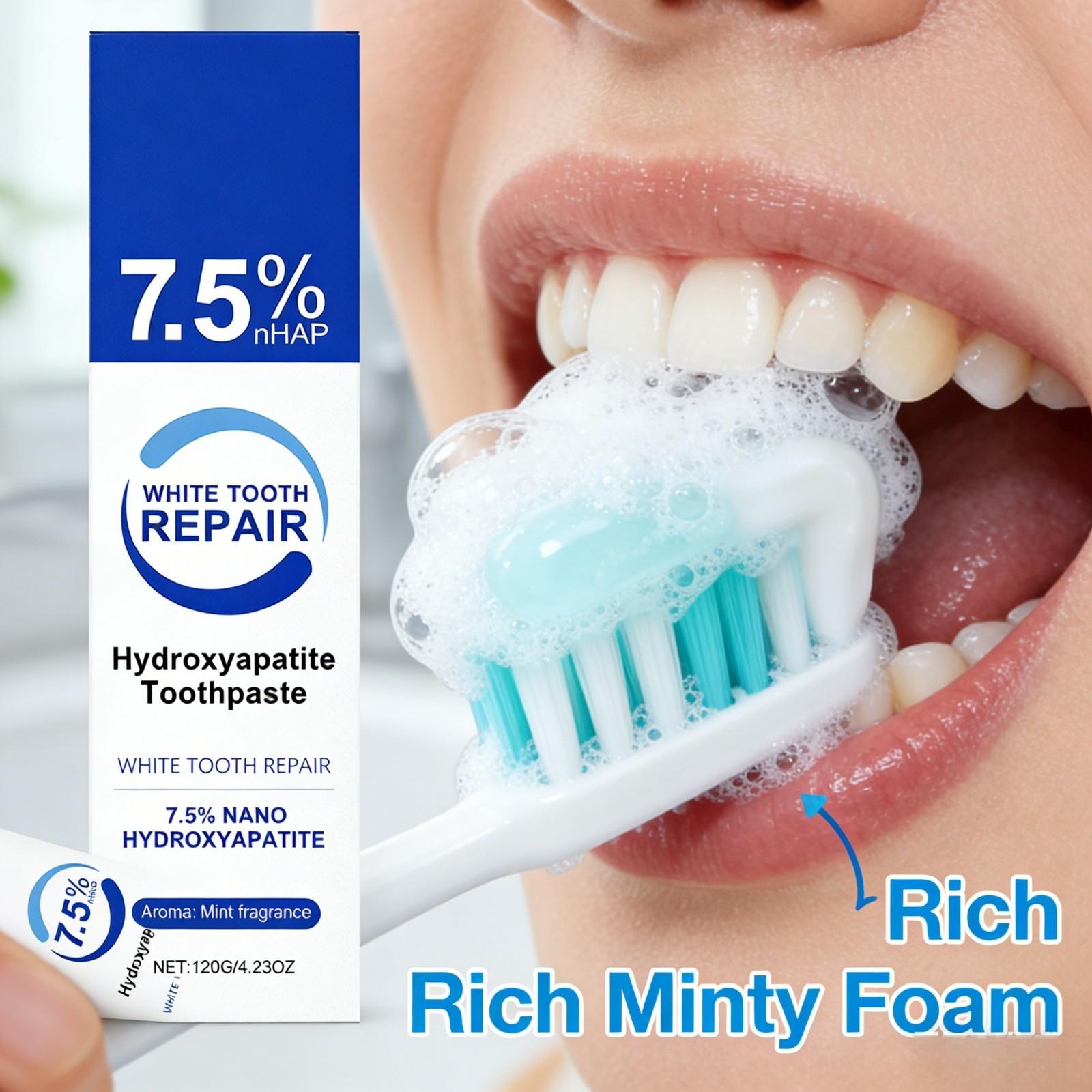 Nano Hydroxyapatite Toothpaste - Teeth Whitening Foam Toothpaste incelemesi ve fiyatı