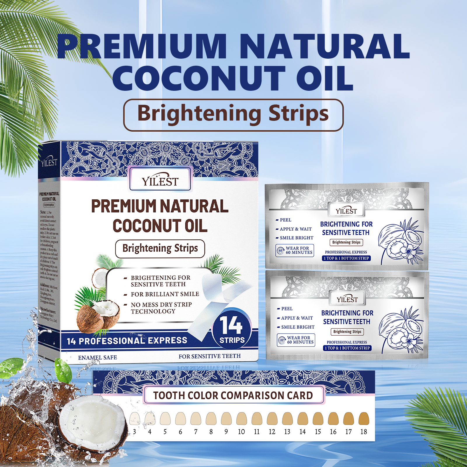 Teeth Whitening Strips 14pcs C - Teeth Whitening Retainer incelemesi ve fiyatı