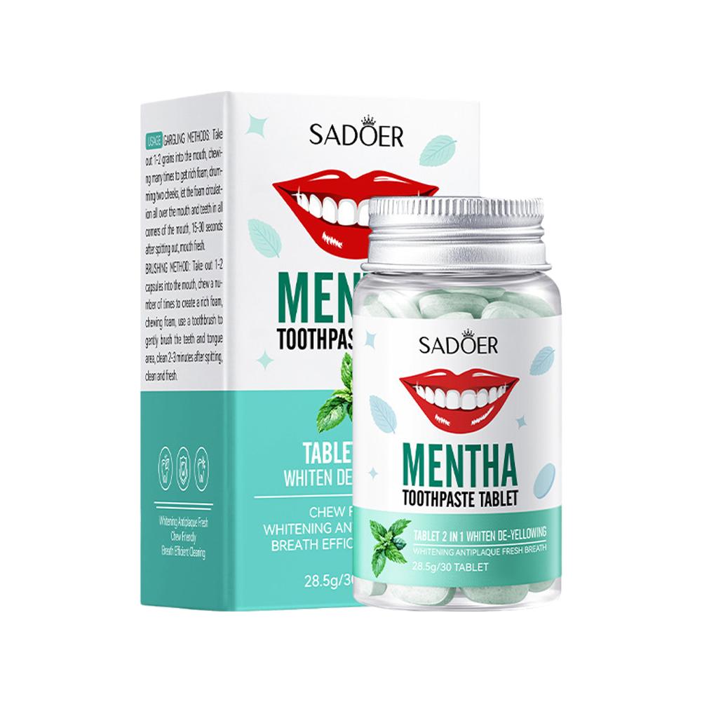 Mint Solid Toothpaste Tablets  - Whitening Mouthwash incelemesi ve fiyatı